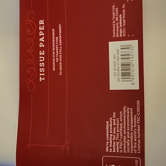 Wondershop 2 large packages white tissue paper 90 sheets per pack 16.5x2… - Picture 3 of 3